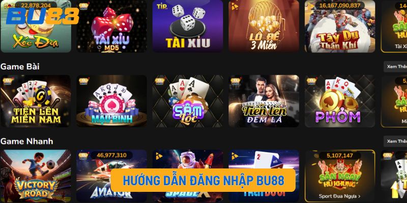 Hướng dẫn đăng nhập BU88