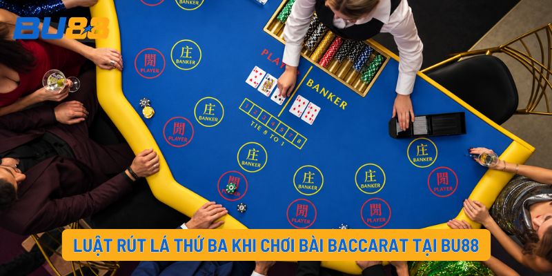 Luật rút lá thứ ba khi chơi bài Baccarat tại BU88