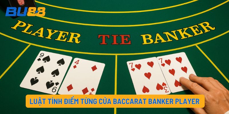 Luật tính điểm từng cửa Baccarat Banker Player