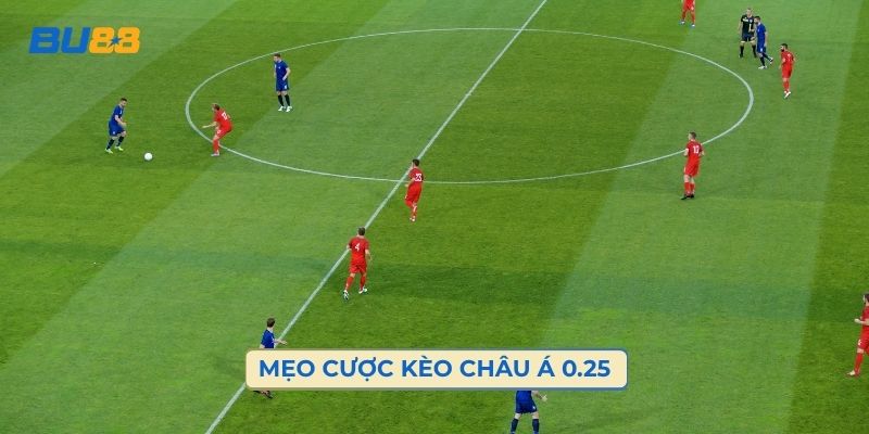 Một Số Mẹo Để Nắm Phần Thắng Khi Cược Kèo Châu Á 0.25